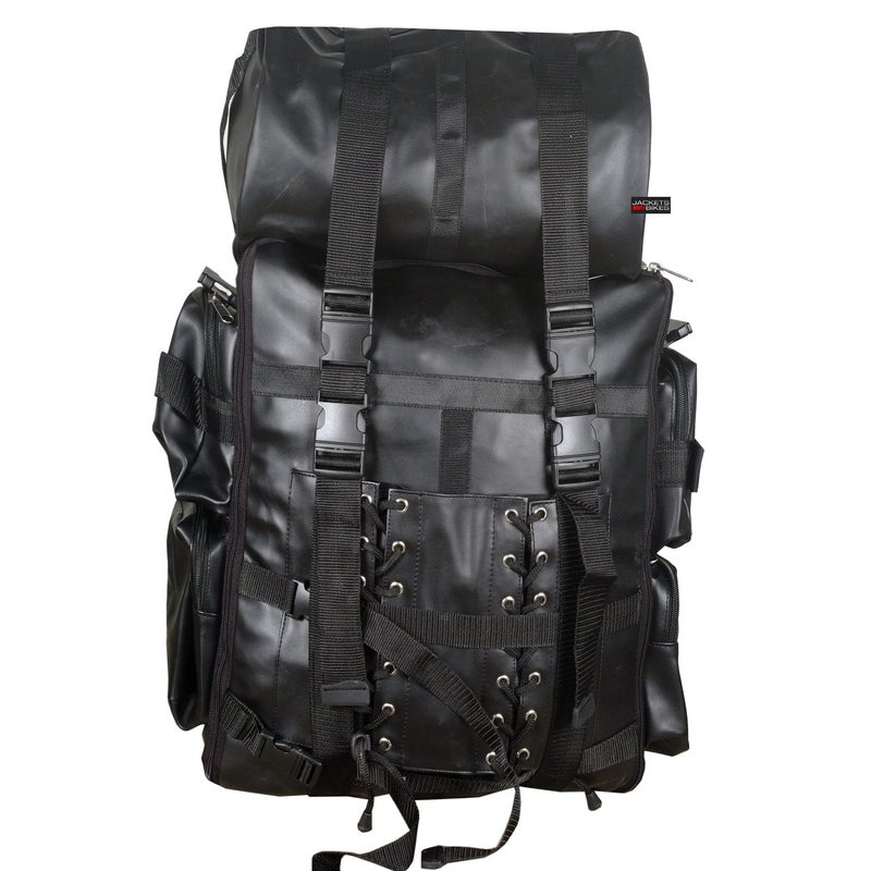 Jackets 4 Bikes Motorcycle Cruiser PU Leather Waterproof Sissy T Bar Travel Biker Luggage Set All Season - Image 2